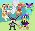 Easter Bunny Group Pic - By Rogeykun