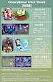 ChewyEnnui Price Sheet [2025] by ChewyEnnui