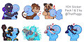 YCH Sticker Pack 1 & 2 (2024) by ThatPuggy by KetRalus