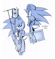 Patient and Nurse Sonic by greyferness