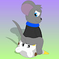 Ray sitting on Togedemaru by R4yTheMouse