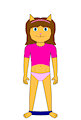 Enya with her shorts down by NatGallery