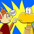 Chimchar vs Koopa by Mousington
