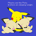 Pikachu and Pichu by Consuelo95