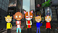 Liberty, Tracker, Junior Patrollers in LC by JohnnytheWolf07
