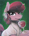Berry Punch Oil Portrait by Fancheesy