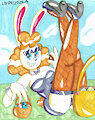 Tammy as The Easter bunny by CapCheto92