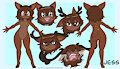 [Commission] Jess Deer Ref Sheet #SFW