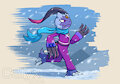 Jogging Through The Snow
