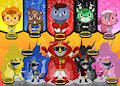 HTF Kagaku Sentai Dynaman/Power Rangers: Battalion Boom by SkullKingFox