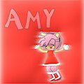 amy rose jumping for joy by frogtable125
