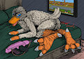Duck Fighter From The Duck Game Requiring Paw Service by SquigsWeasel