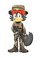 COM - Ryan the Wolf (Sonic X Style) by HedgieLombax147