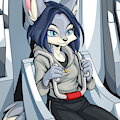 May Lee's Space Ship Seat Tryout (Commission)