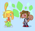 DJ Candy Supergroove and Ray by Ravvit