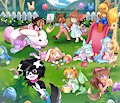 Easter egg hunt! by Kipaki