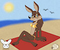 Dyna in a Golden Bikini by KendraEevee