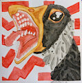 "HONK!" (Illustration for Sale) by draconicdreamsart