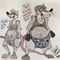 Old Scruffy Diapered Junkyard Rats [Ft. BastiRatte] by RhythmCHusky94