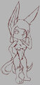 Sapphire -- On the Way (Sketch) by ZeexFoxia