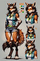 Ginger the Mightyena by scorpianpp