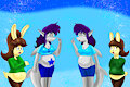 Saki and Chloe Generations by SeasideLemons