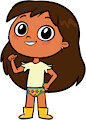 Rosie Fuentes with Undies Without her Overalls by MikeR875623