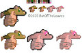 Blast And Amber Mega Drive/Genesis Style Pixel Art by BatOfTheLeaves