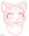 Fursuit head design for Nello by NelloTiger