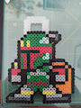 Boba Fett Mega Man Style Perler by ryuuiaryuusei