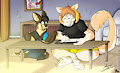 "Drawing Lessons"  by KJBat by MooseJam