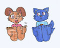 My art trade by Hellokittyfeetfetish