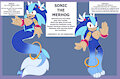 Seafoam Dreams: Sonic the Merhog by LilCrazyBat