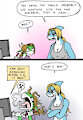 Little green (also stupid) thing by Chibibass
