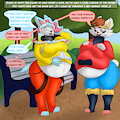 Sasha And Lumen Pregnant (Commission) by FlaminKotblaze