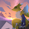renamon by SilverMoriko