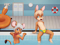 Pool day by Bunnypaint