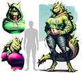 Emerald the Tyranitar by scorpianpp