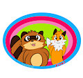 Little Tanuki and Fox! by Tanukikoopa