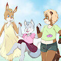 Commission: A Summer Stroll by RisingDragon