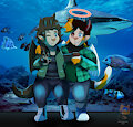 A day at the aquarium by HamsterGirlTheHamster