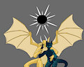 Sun and Moon, Night and Day by FossilArt