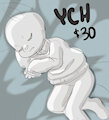 Sleeping YCH by CubCore