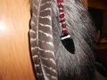 Real Silver Fox Tail, Decorated