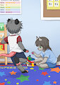 Kicking Legos by Kolka