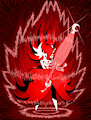 [Commission] Red Hot Light of Ruin by Jose497