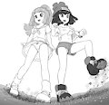 Lillie and Chicken are too big by AlloyRabbit