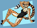 Djikki Swimsuit Pinnup by RaspberryWah