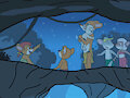 Night Admiring Sky Stiltons by vasan