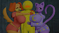 Dogday, Catnap, and Player by Skulltronprime969